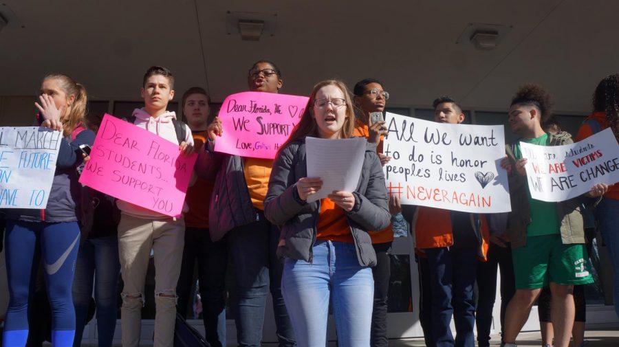 Students walk out for change