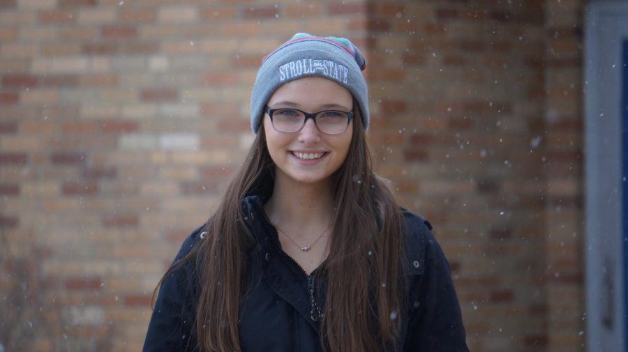 Pictured: Kali Szostek in stroll on state hat. Photo credits: LeAnn Severson