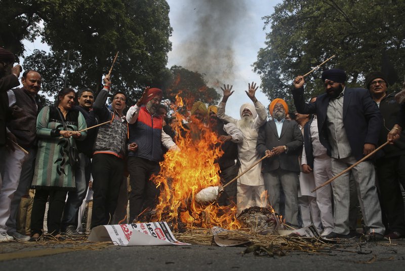 Riots in India. Credit: AP News