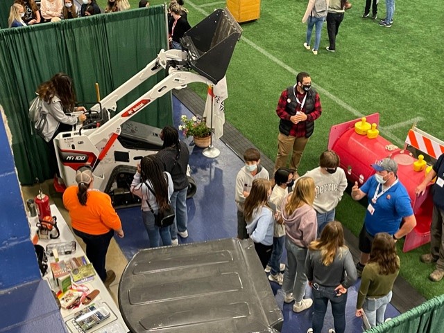 Hands-on experiences were a part of many sections of the expo.