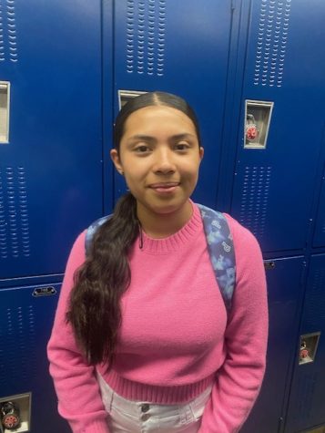 Samantha Navarro, Freshman: “I got Mrs. Dev a gift because she is a great teacher and she’s the only one I got close with and had a connection with out of all the teachers this year, I just feel safe and cozy in her class.”